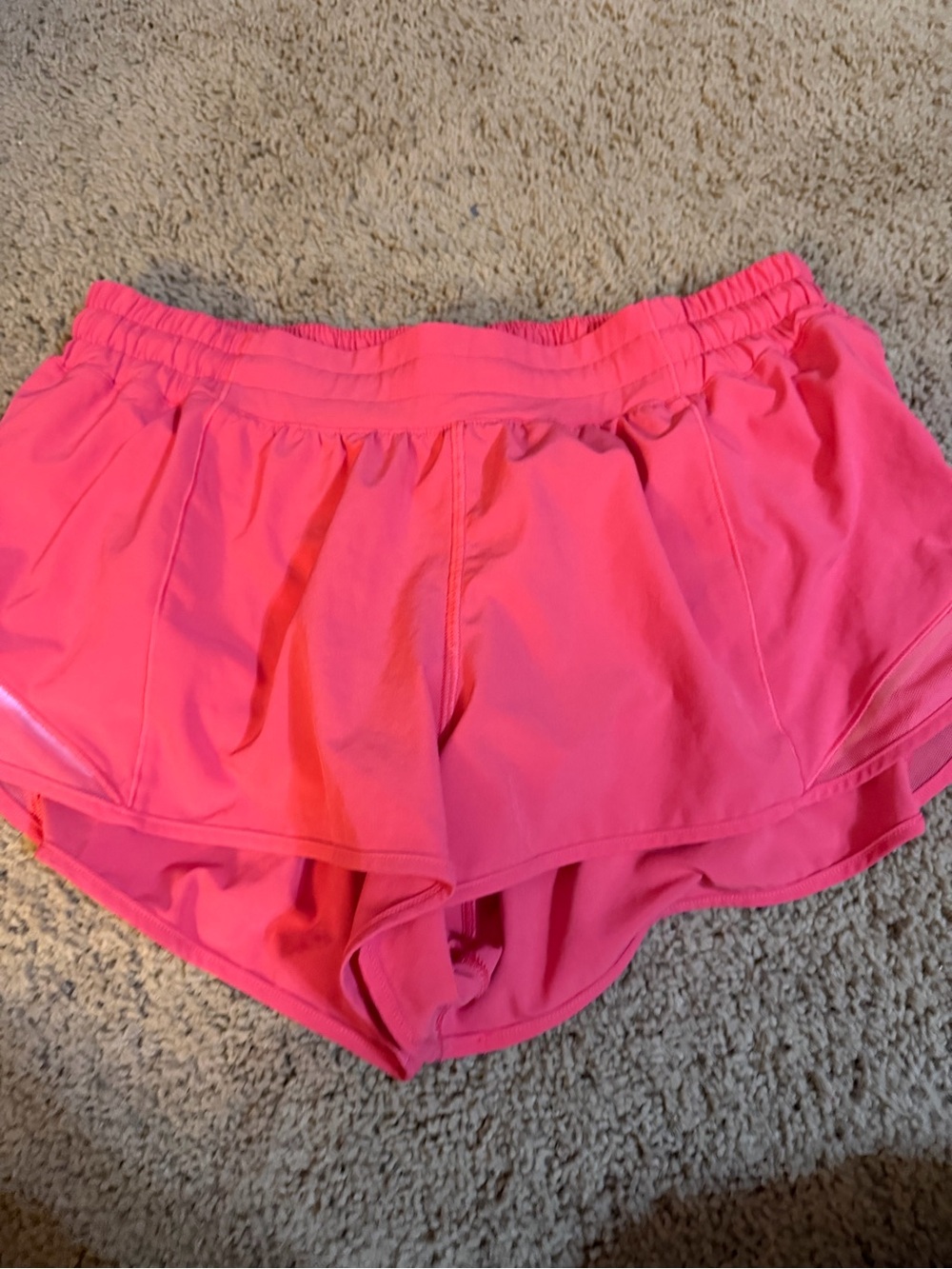lululemon athletica Women’s Pink Athletic Skort-Style Shorts